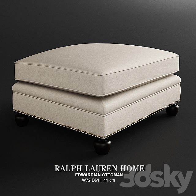 EDWARDIAN OTTOMAN