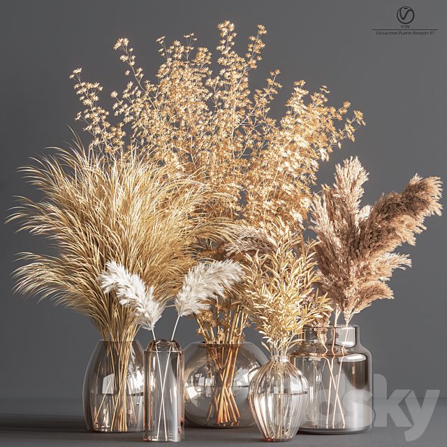 Collaction Plants Bouquet 07 vray