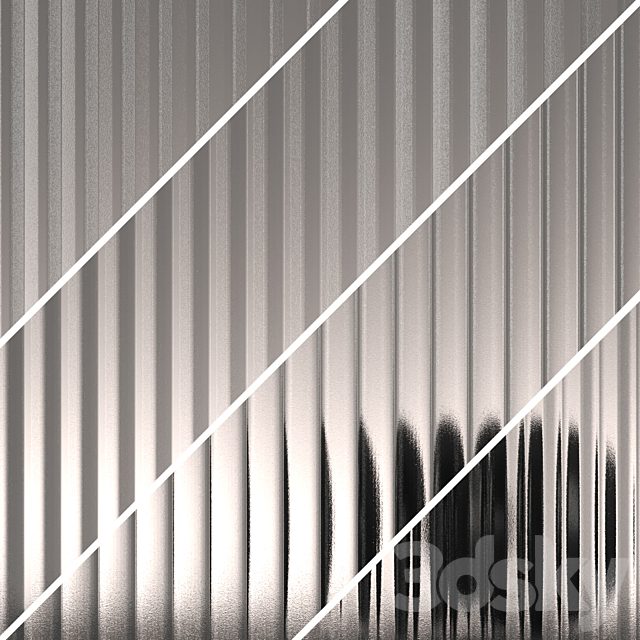 Fluted glass Set 03