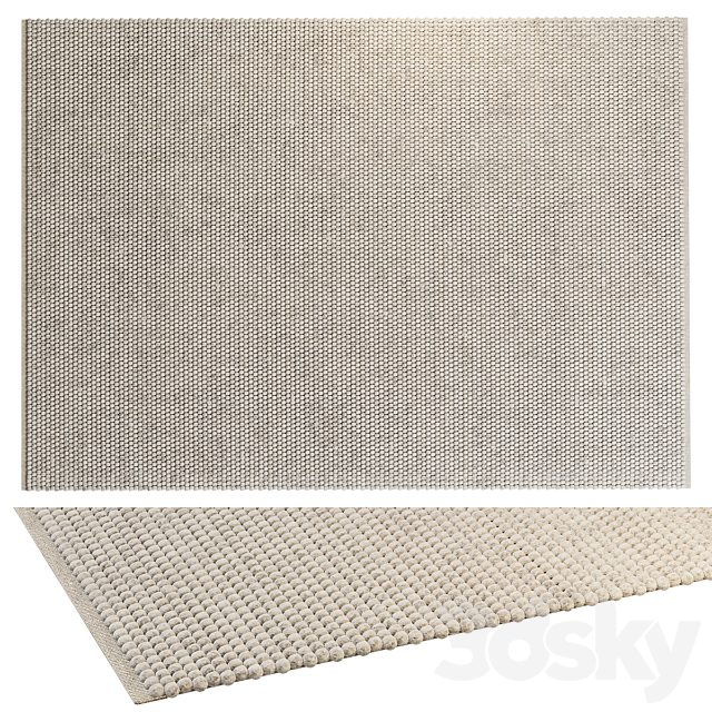 BENUTA WOOL RUG BEADS CREAM