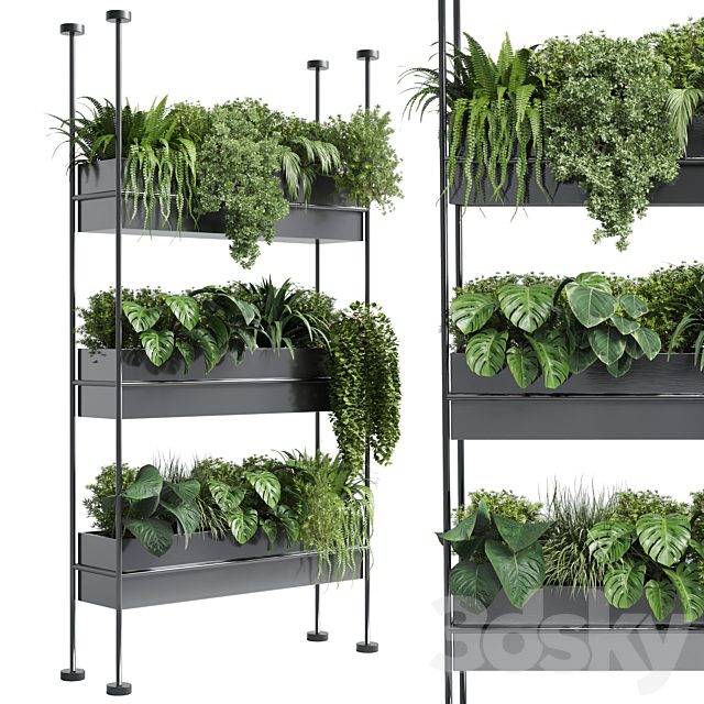 stand wall decor with shelves for the closet or showcase plants collection 179