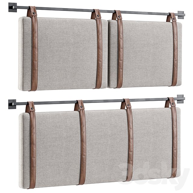 Hanging Pillow Headboard Set 2