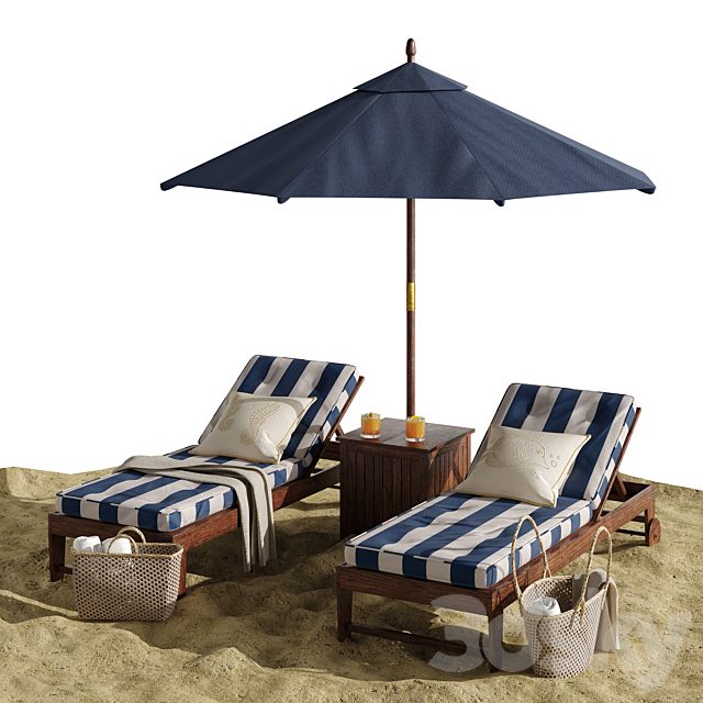 Beach Lounge Outdoor Set 18