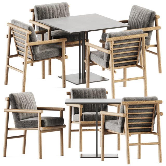 Table Ringer by Kettal and Ayana Chair by B&B Italia / Outdoor Furniture