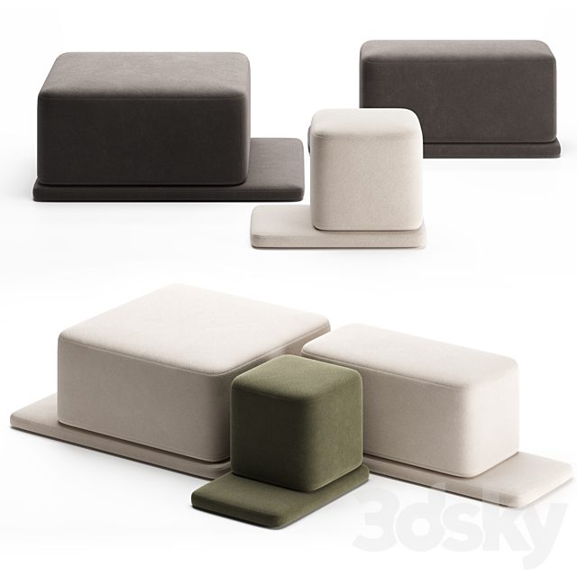 COAST | Pouf by Woo Furniture