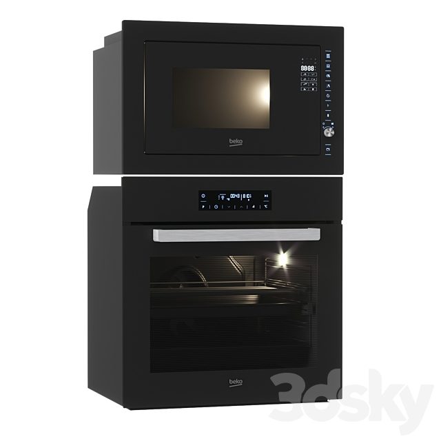 Oven and Microwave Beko MGB25333BG BIM24400ZGCS
