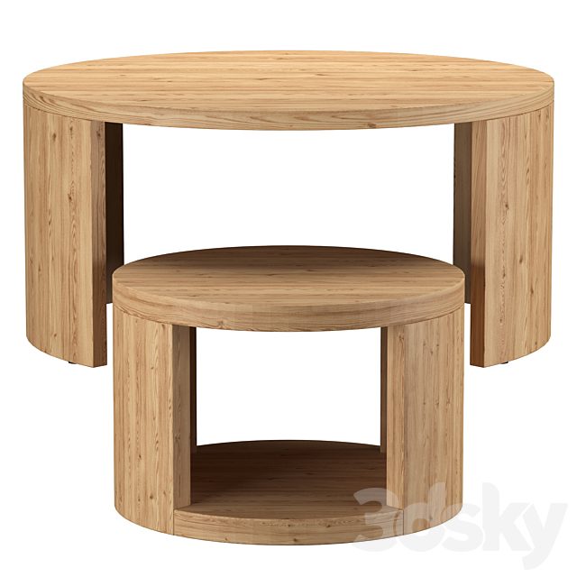 Folsom Round Nesting Coffee Tables