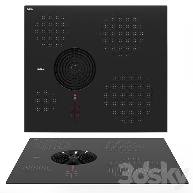 BORA PURSA Cooktop with extractor