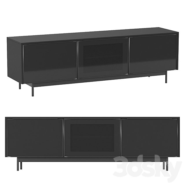 TV cabinet with doors RANNÄS IKEA