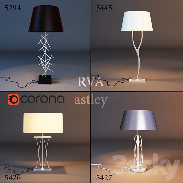 Table lamps RVAstley