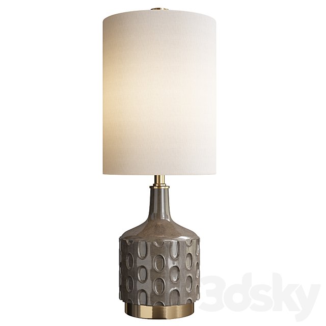 Uttermost darrin gray table lamp