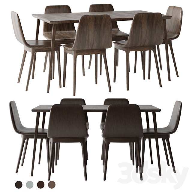 LISABO Table and ODGER Chair ikea