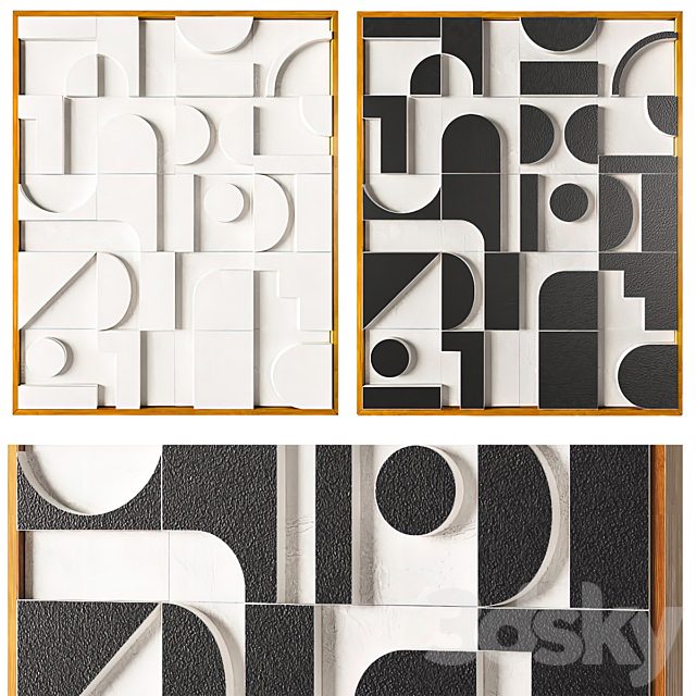 OLKA - Taking Shape Sculptural wall art