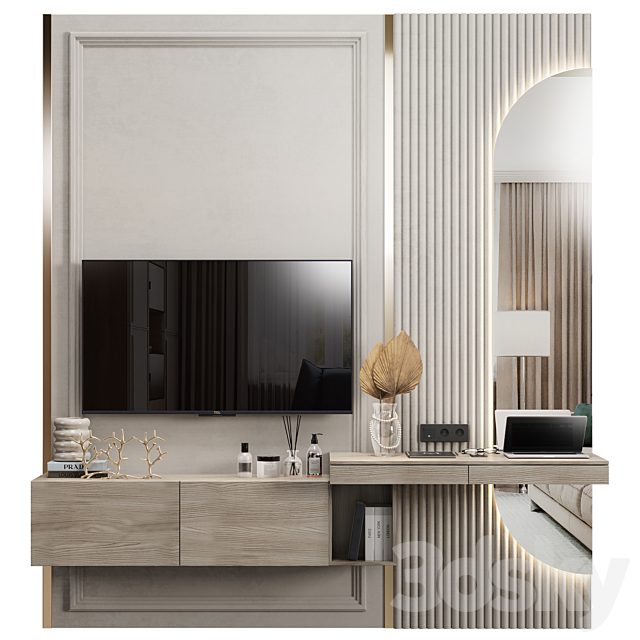Room tv wall 10