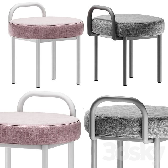 fashion design pouffe