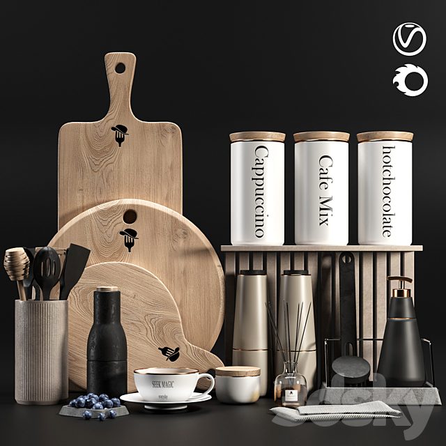 Kitchen Decor Set 03