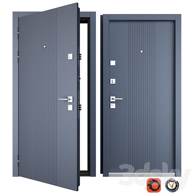 Entrance metal door Imperia (Favorit)
