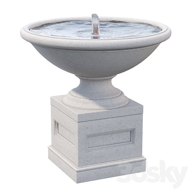 Aurelia Concrete Fountain