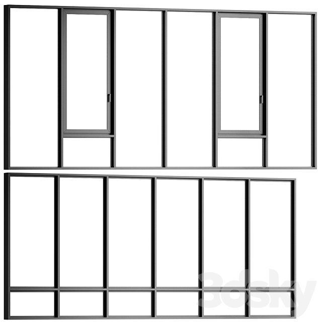 Stained glass windows / panoramic windows 05