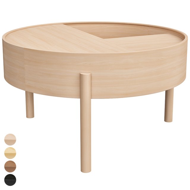 Wood Arc Coffee Table