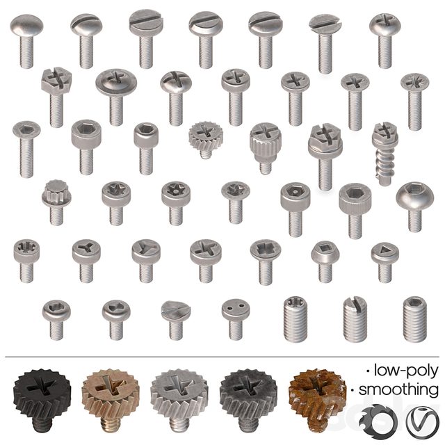 Screws, bolts - Set-2