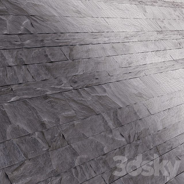 Decorative Slate stone texture blue