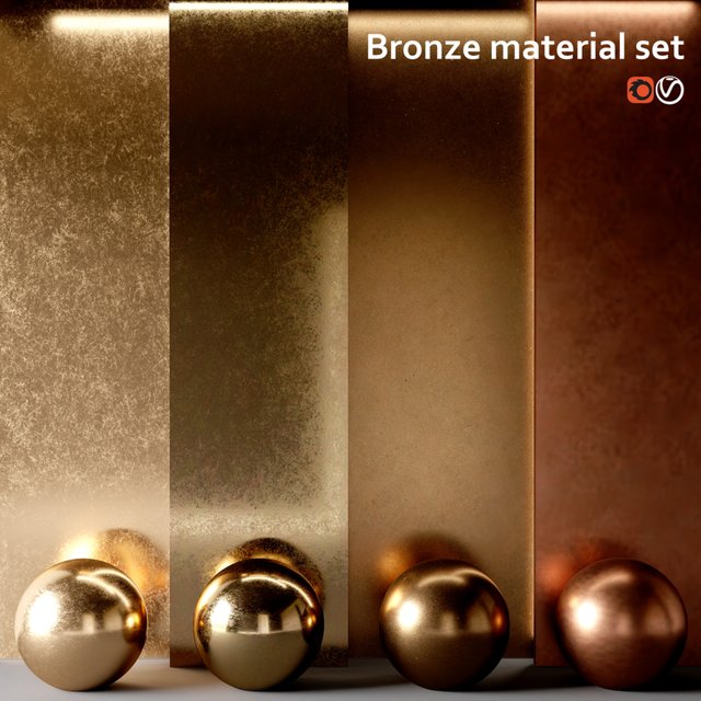 Material set Bronze