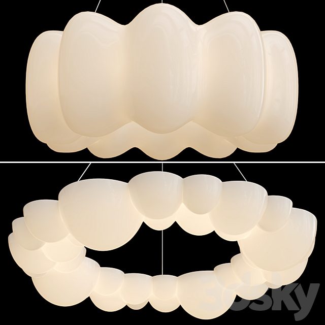 ODDLY & DONUT CHANDELIER