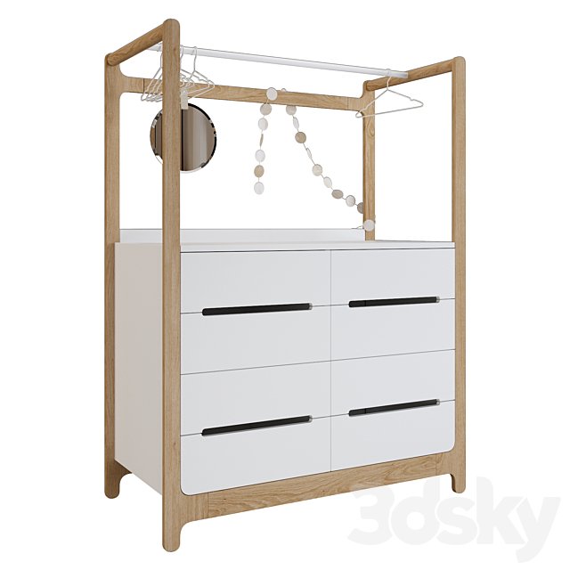 Children's changing table - chest of drawers Rafa-kids