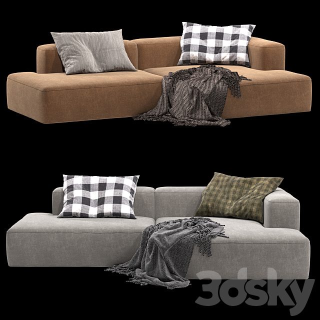 Soft modular sofa from the furniture factory Volga