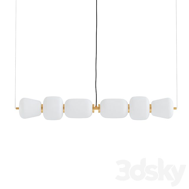 Kace 2 Light Kitchen Island Linear Pendant