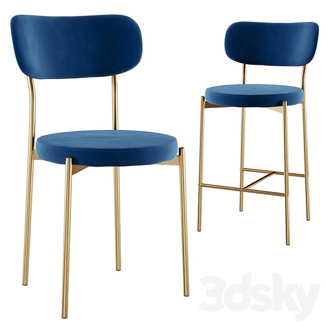 Chair&Bar stool Barbara Stool Group