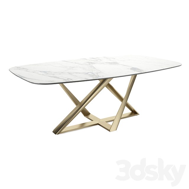 Italian Millennium Table by Bontempi Casa