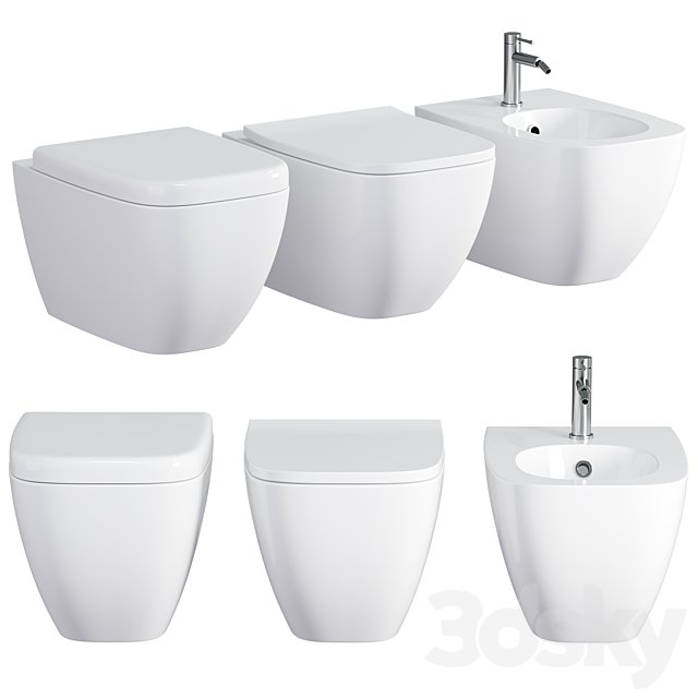 Vitra Shift miska wc wisząca rim-ex bezrantowa 54×36 cm biała 7742B003-0075