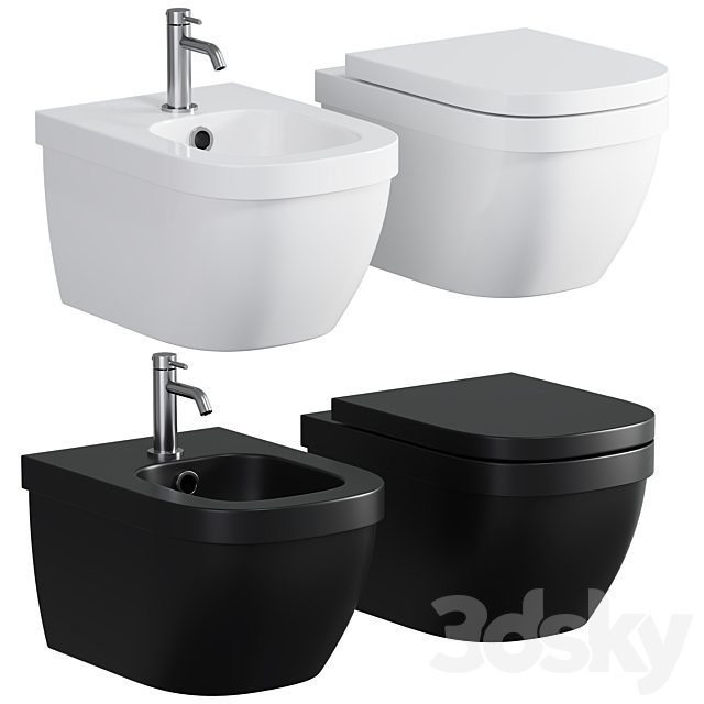 Grohe Euro Ceramika miska WC wisząca z PureGuard biel alpejska 3932800H