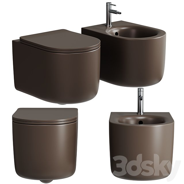 MATT CERAMIC BACK TO WALL WC NOLITA KERASAN