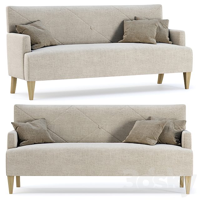 HBF Brentwood Sofa with button back / Triple sofa