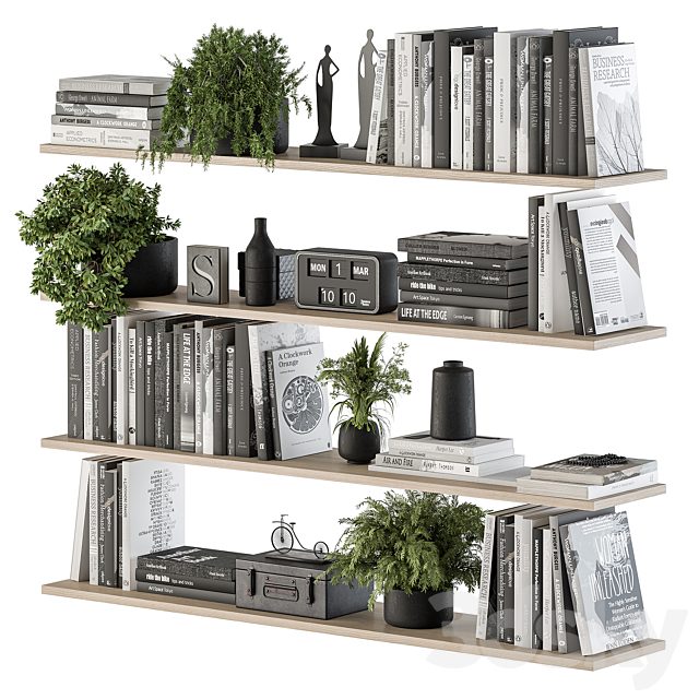 Decorative Set on Shelves and Decor objects - Set 11