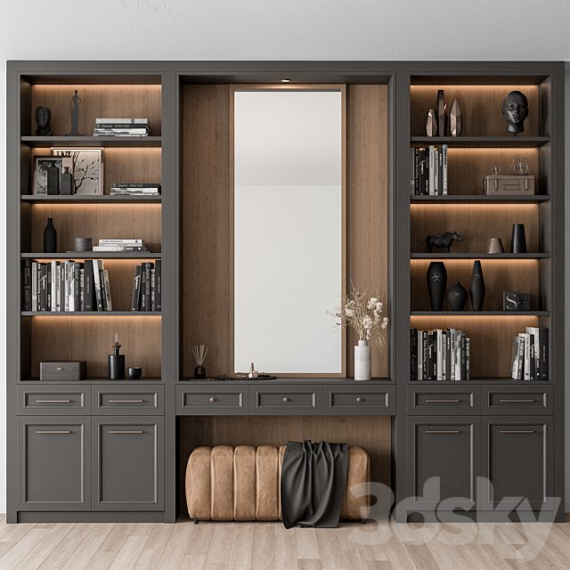Hallway 34 - Classic Black and Wood Entrance