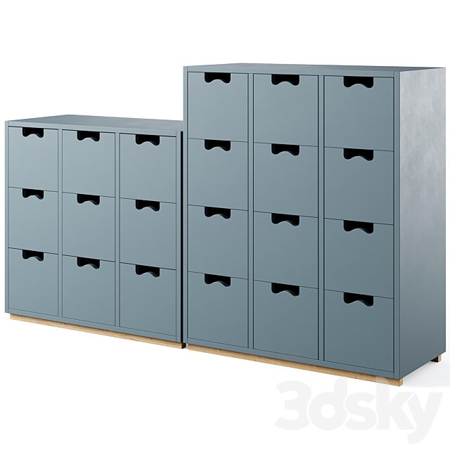 Storage unit SNOW B by Asplund