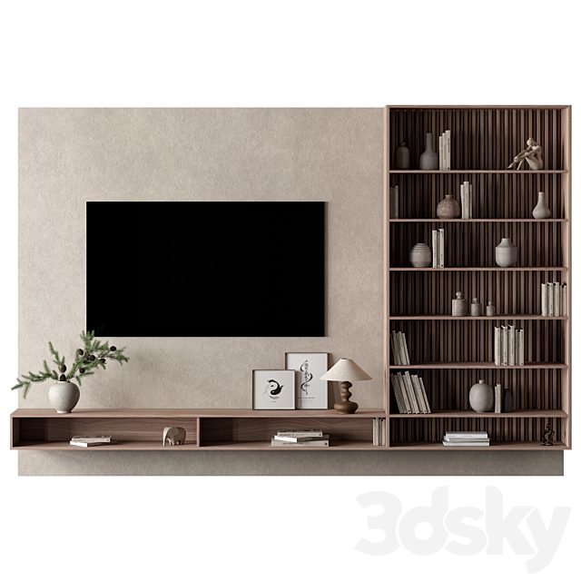 TV Wall Set.13