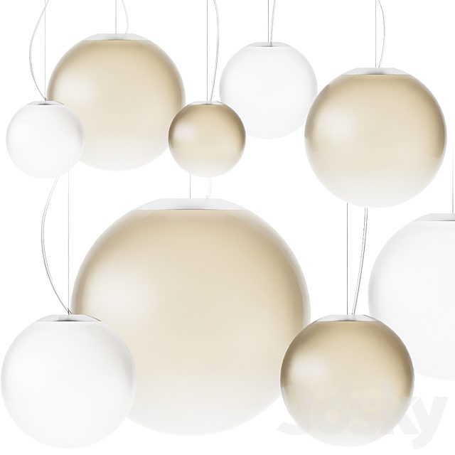 Smoke Pendant Lamp by Panzeri