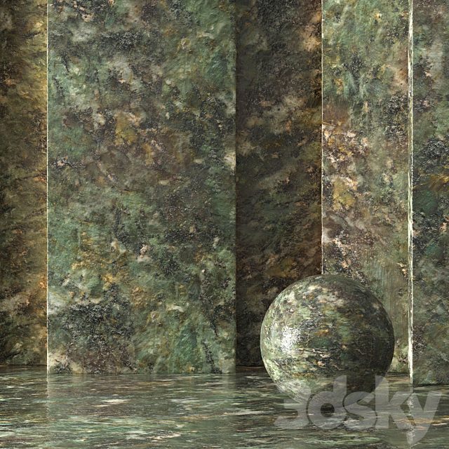 Luxury Green Marble Material 8K (Seamless, Tileable) No 78