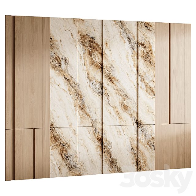 Mid-Century Beige Textural Plaster Wall Art C-460