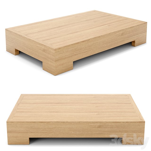 RH Outdoor Ubud coffee table