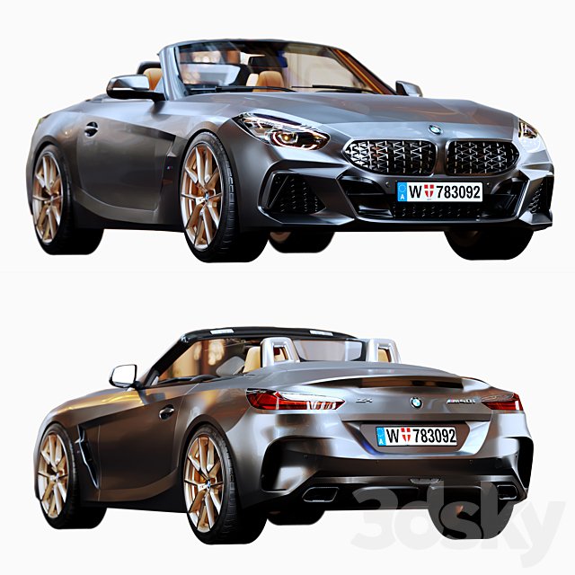 BMW Z4 M40I Roadster HQ Interior