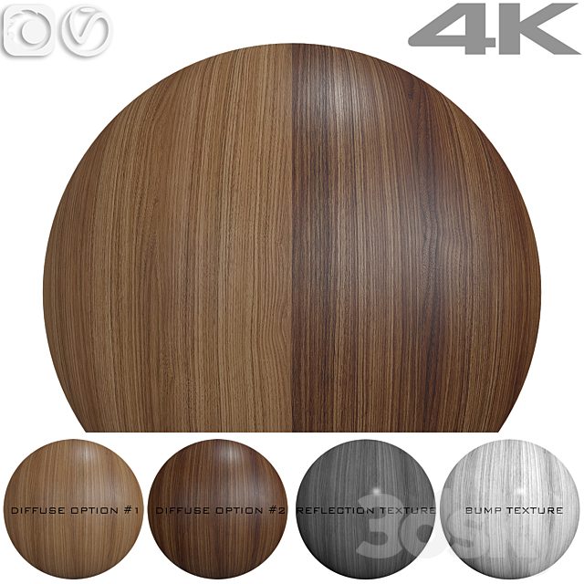 Wood texture - Walnut №8