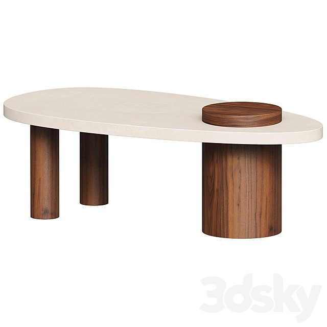 Tribu Elio chair Illum Teak table set