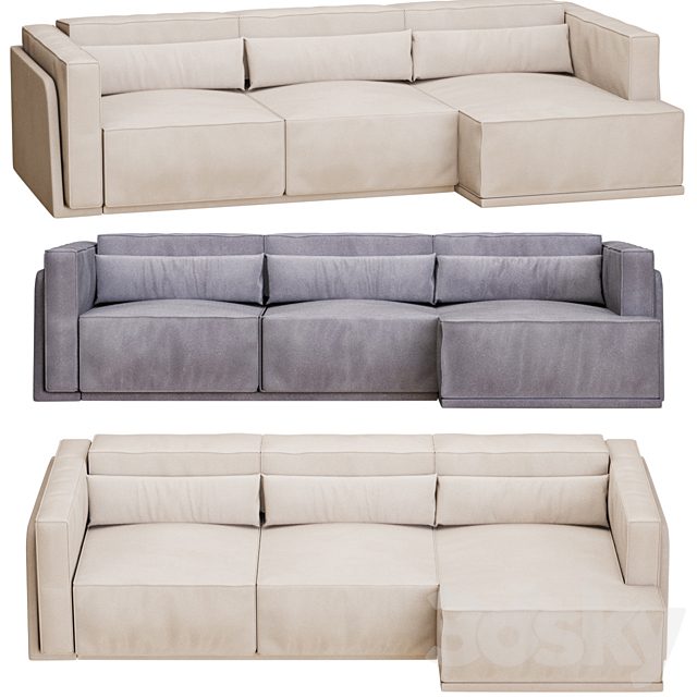 Corner sofa bed Vento Light