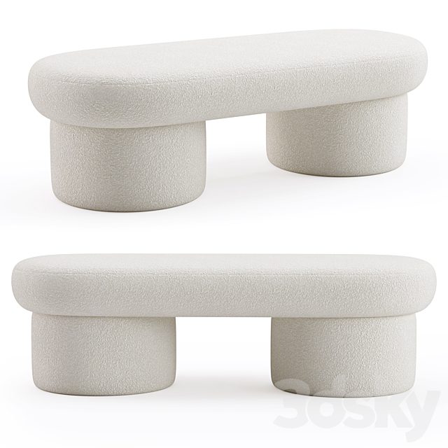 Zuster Cloud Sculptured Ottoman